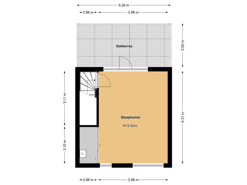 Bekijk plattegrond van Floor 2 van Het Betonijzer 240