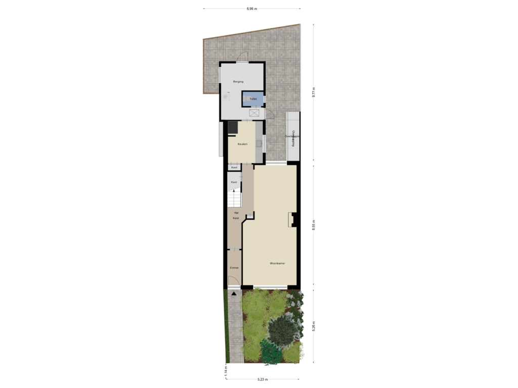 Bekijk plattegrond van Begane grond_Tuin van Zegerijstraat 13