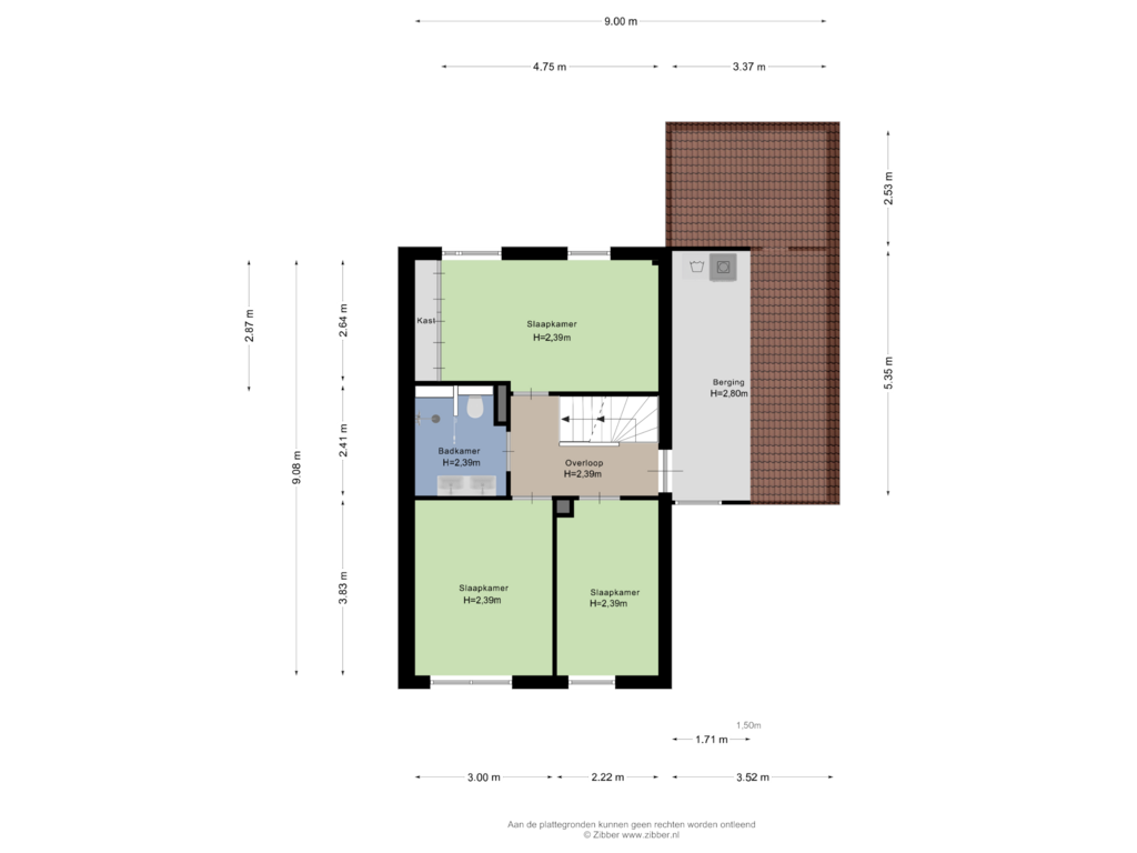 View floorplan of Eerste Verdieping of Kloetschup 11