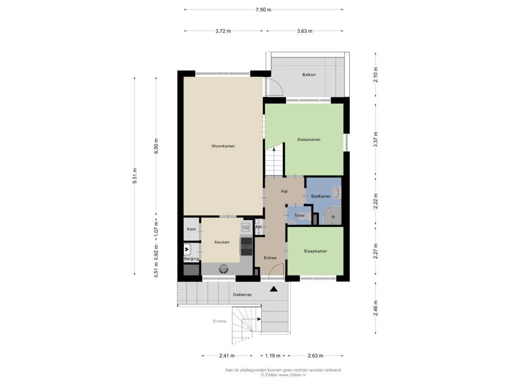 Bekijk plattegrond van Eerste Verdieping van Kometenstraat 10