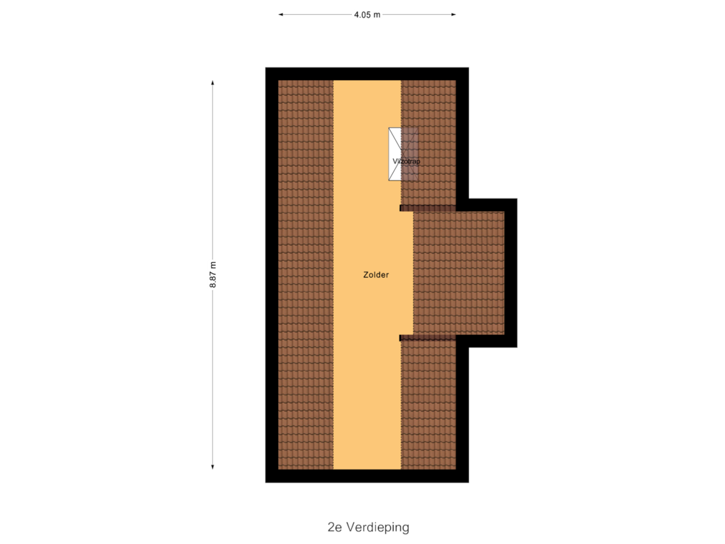 Bekijk plattegrond van 2e Verdieping van Stoppelland 16