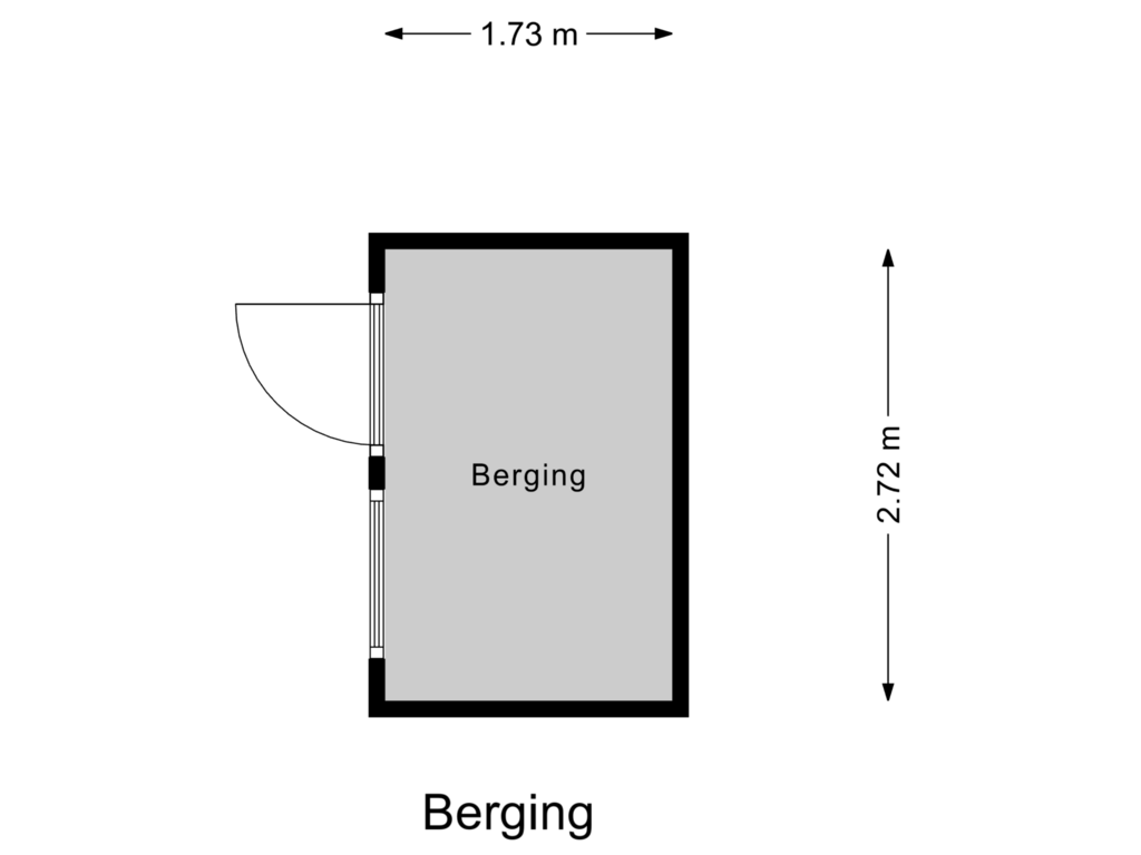 Bekijk plattegrond van Berging van Stoppelland 16