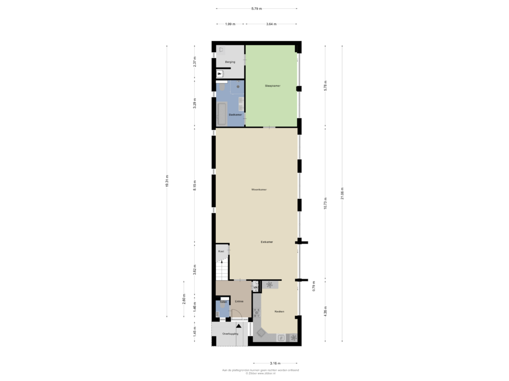 Bekijk plattegrond van Begane Grond van Wessel Couzijnhof 41