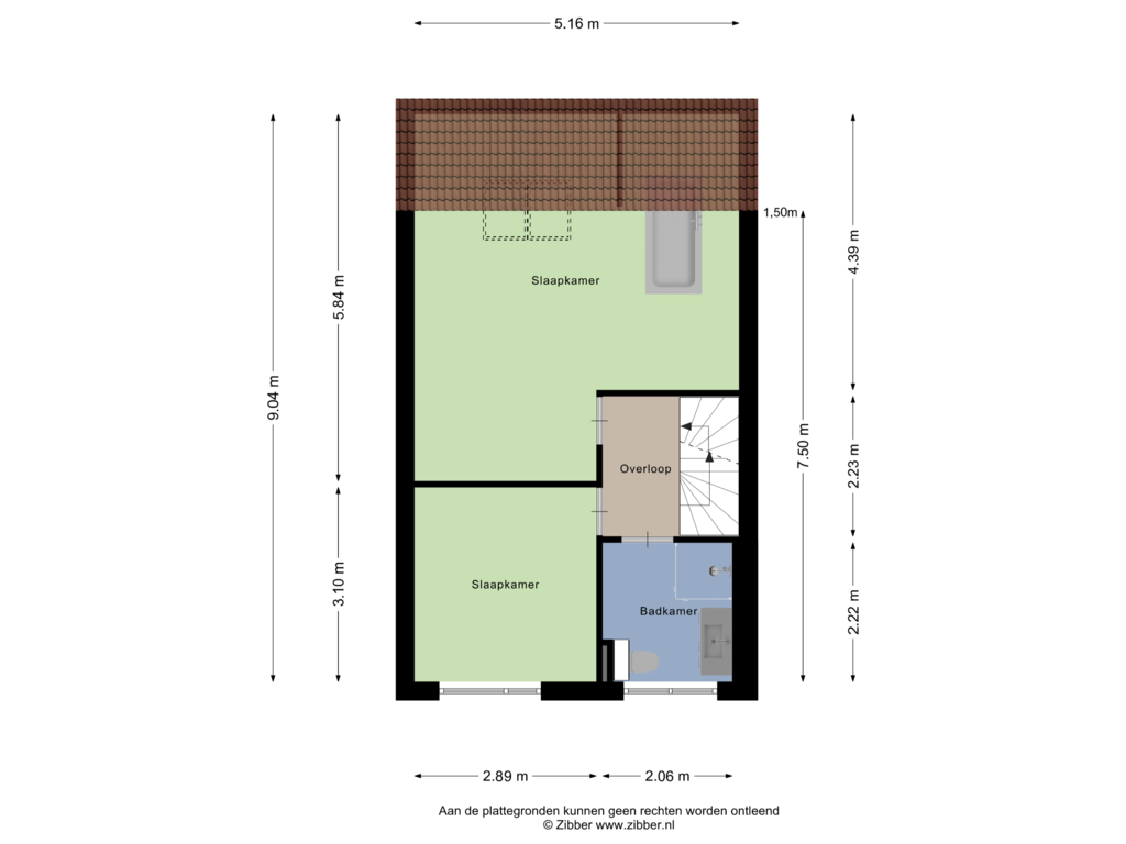 Bekijk plattegrond van Eerste Verdieping van Bandijk 4