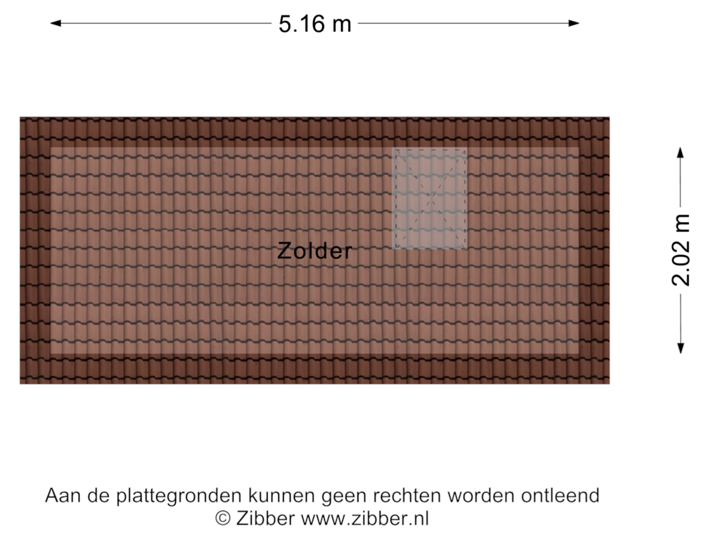 Bekijk plattegrond van Zolder van Bandijk 4