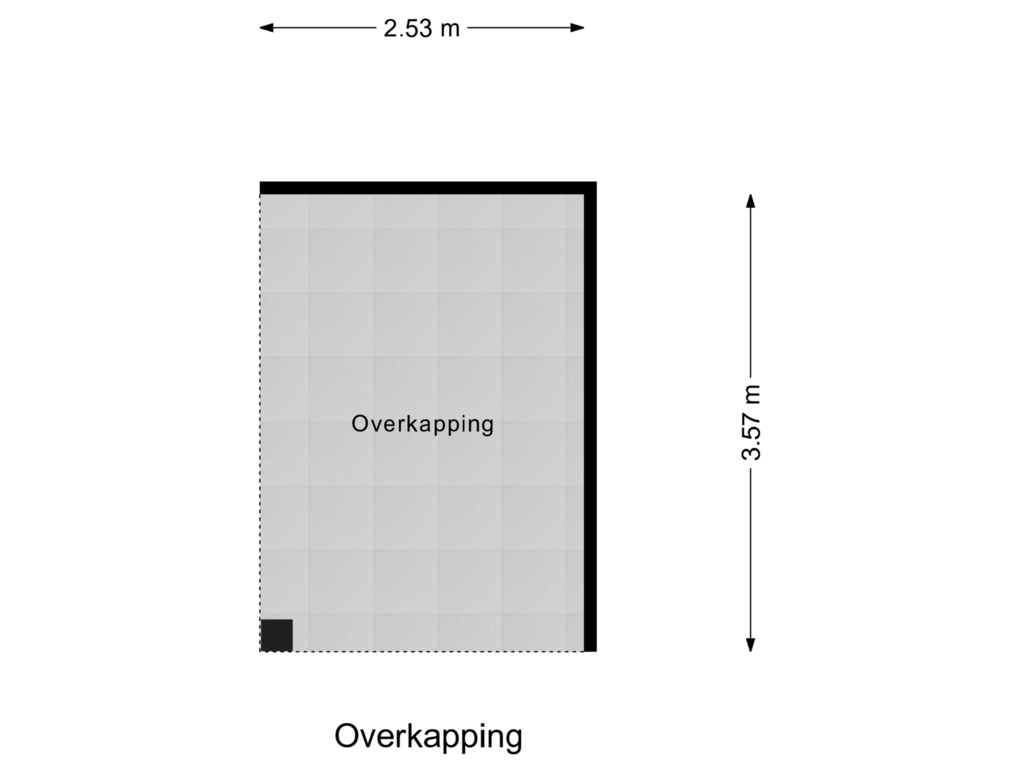 View floorplan of Overkapping of Stoofdijk 95