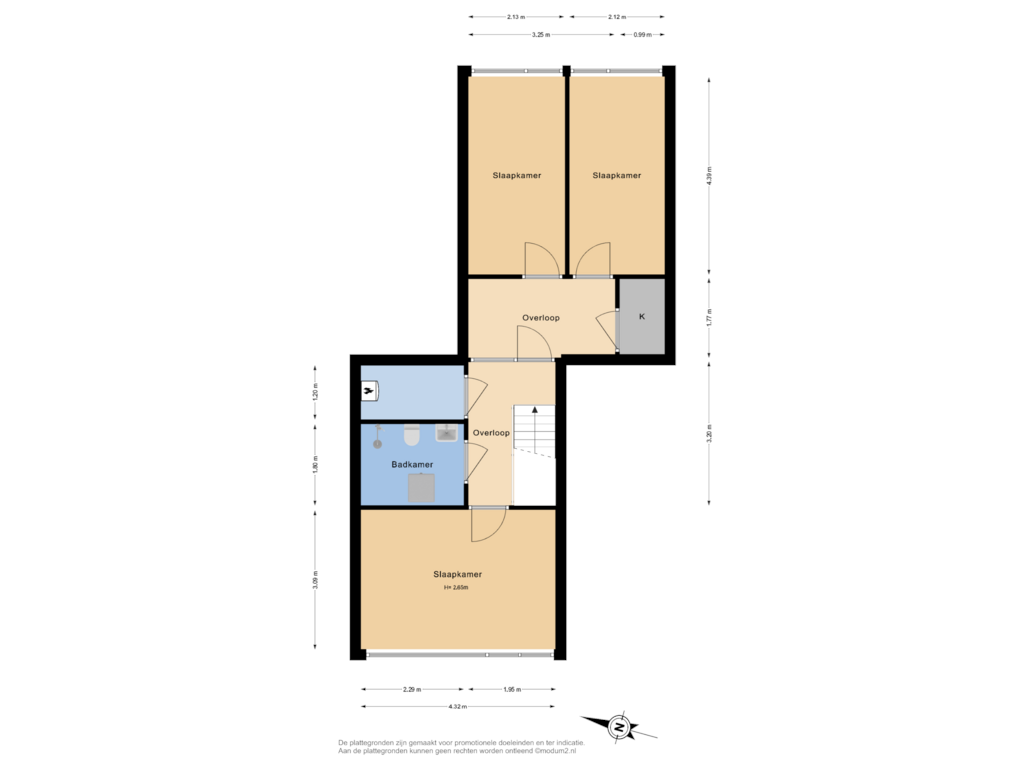 Bekijk plattegrond van 1e Verdieping van Gershwinlaan 10