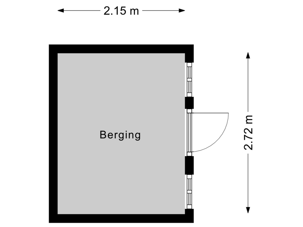 Bekijk plattegrond van Berging van Inlaag 64