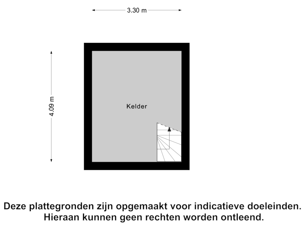 Bekijk plattegrond van Kelder van Plevierstraat 15