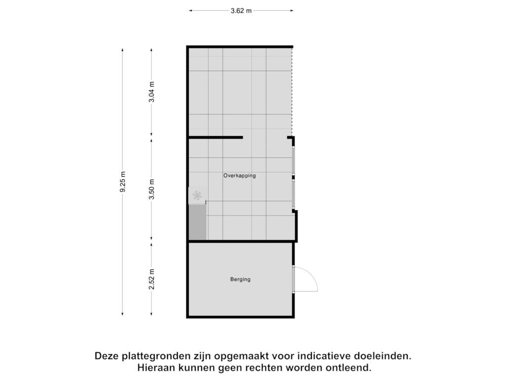 Bekijk plattegrond van Berging van Plevierstraat 15