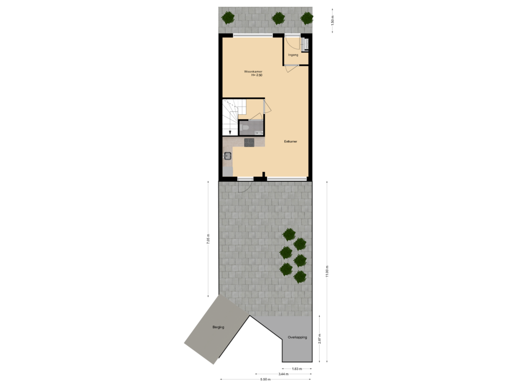 Bekijk plattegrond van Tuin van Molensteen 9