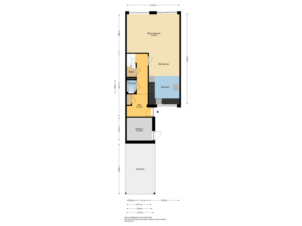 Bekijk plattegrond van Begane Grond van Heer Halewijnburg 35