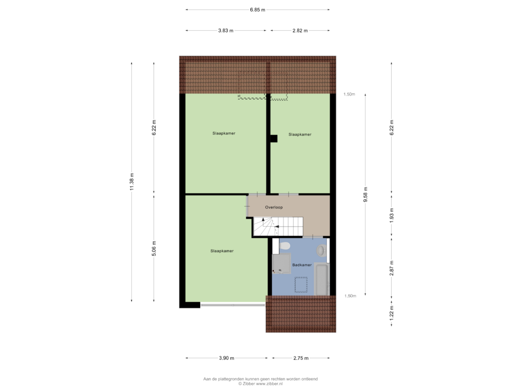 Bekijk plattegrond van Eerste Verdieping van de Kluijskamp 1125