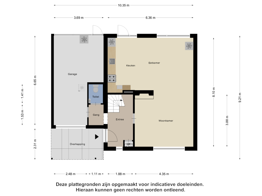 Bekijk plattegrond van Begane Grond van Wieënbroek 7