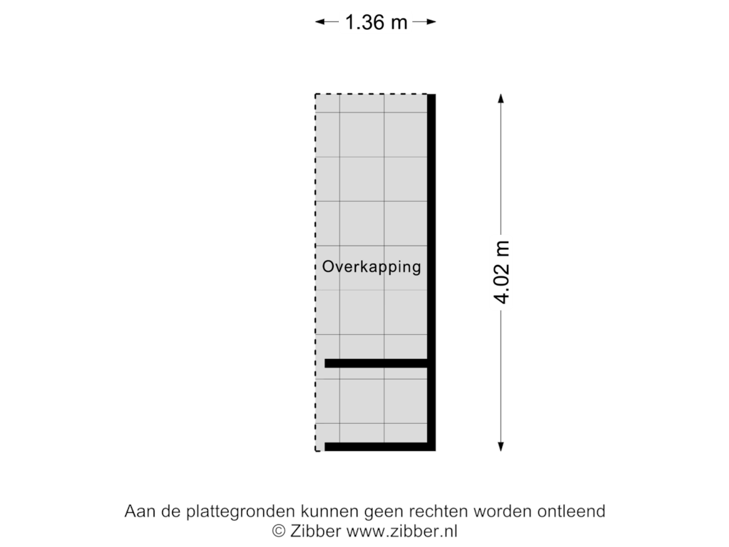 View floorplan of Overkapping of Elzenstraat 11