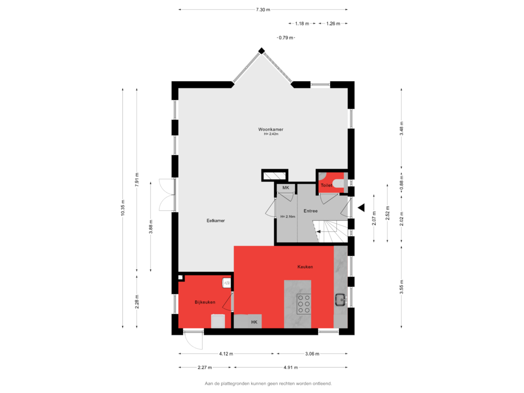 Bekijk plattegrond van Begane Grond van Rijksstraatweg 56