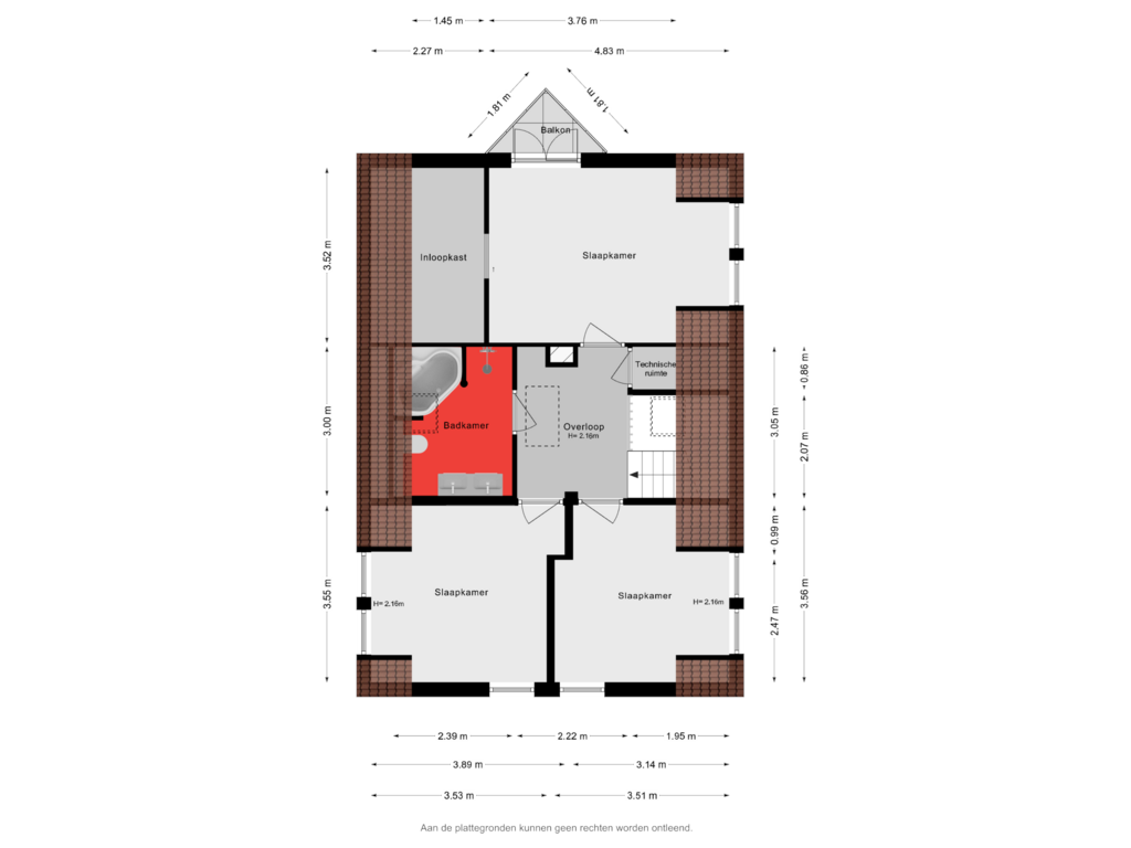 Bekijk plattegrond van 1e Verdieping van Rijksstraatweg 56