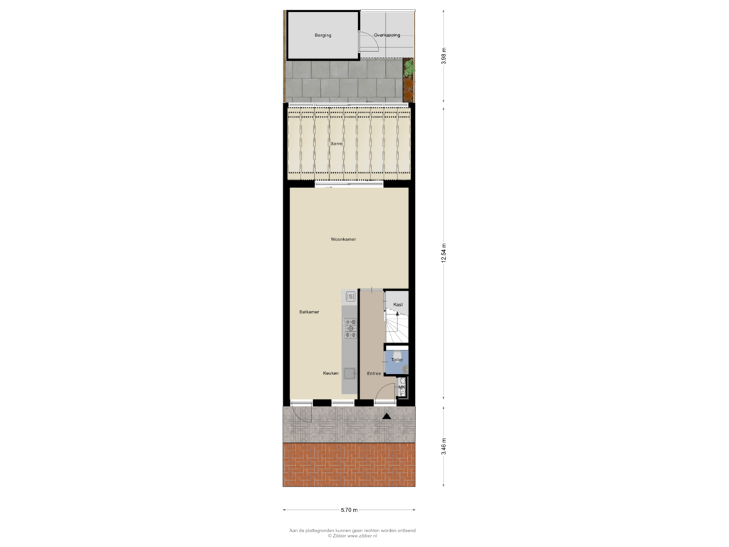 View floorplan of Begane Grond _Tuin of Avondroodvlinder 76