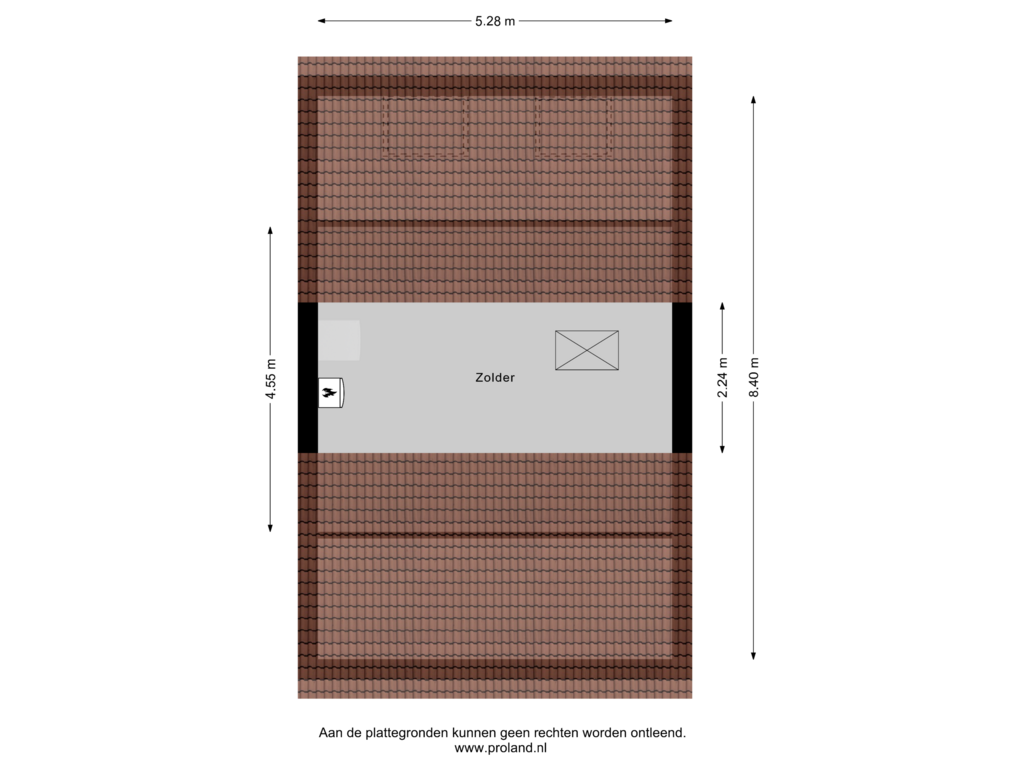 View floorplan of 2e Verdieping of Luzernevlinder 7