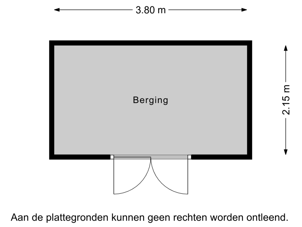 Bekijk plattegrond van Berging van Birkstraat 90