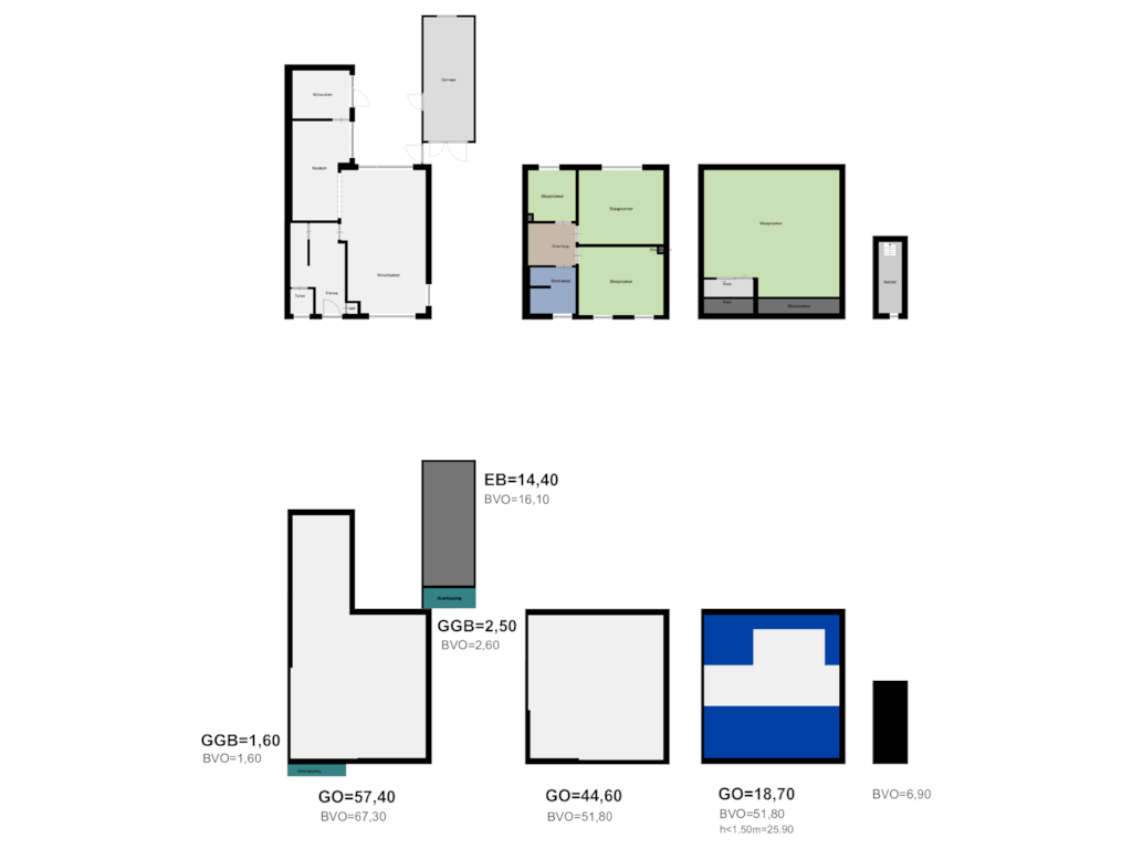 View floorplan of NEN of J.M.Houwenstraat 15