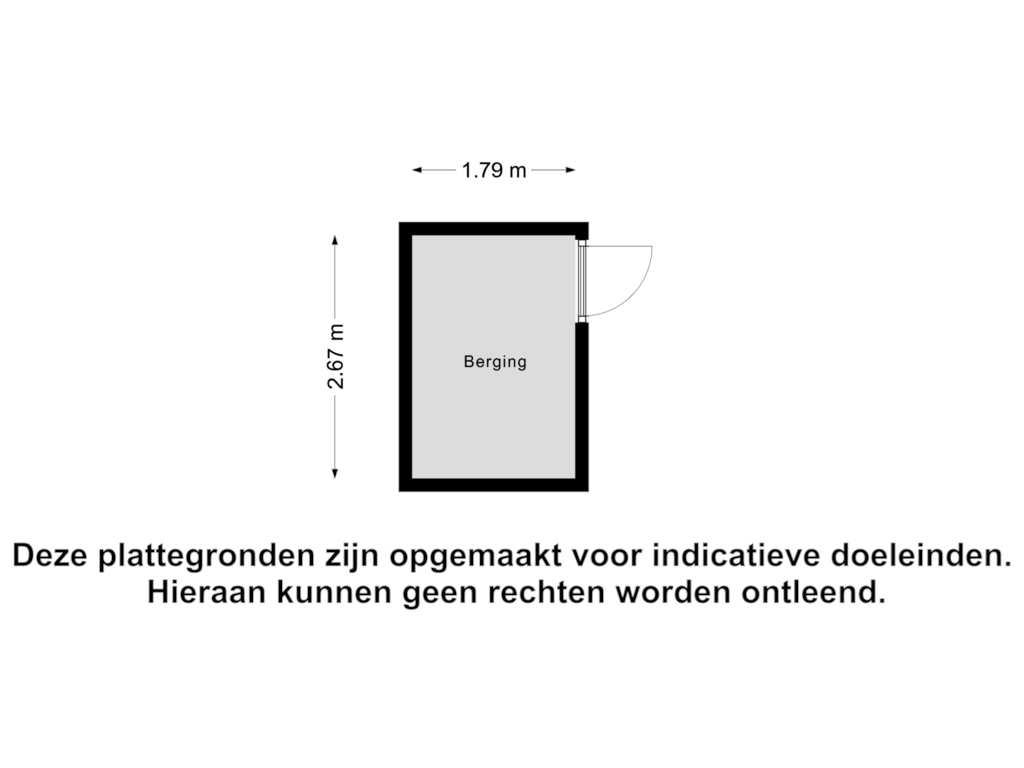 Bekijk plattegrond van Berging van Langswater 647