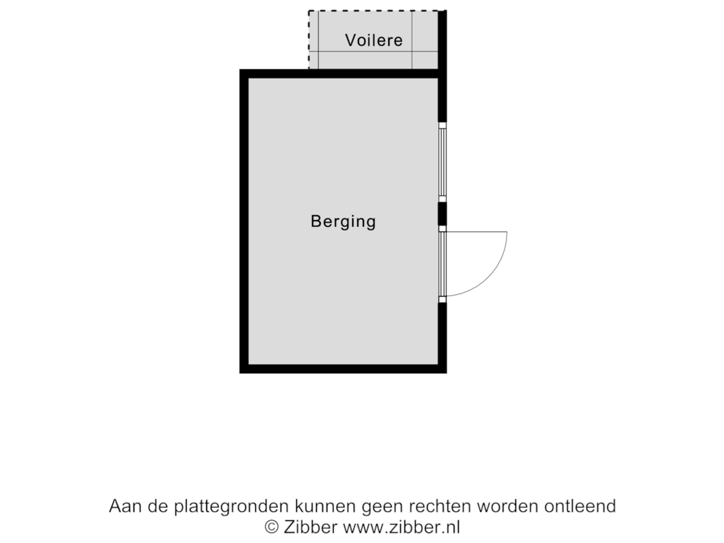 Bekijk plattegrond van Berging van Buitentuin 58