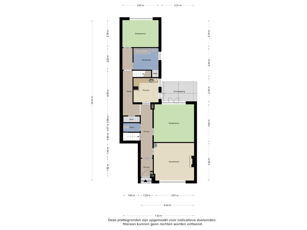 Bekijk plattegrond van Begane Grond van Academiesingel 21