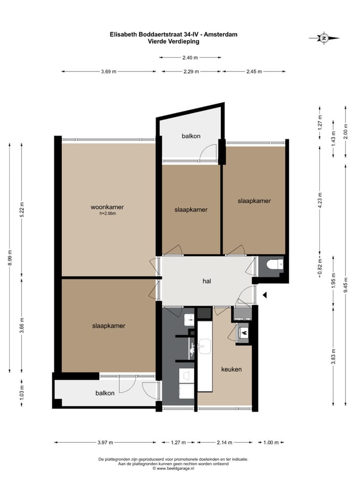 Photo 27 of Elisabeth Boddaertstraat 34-4