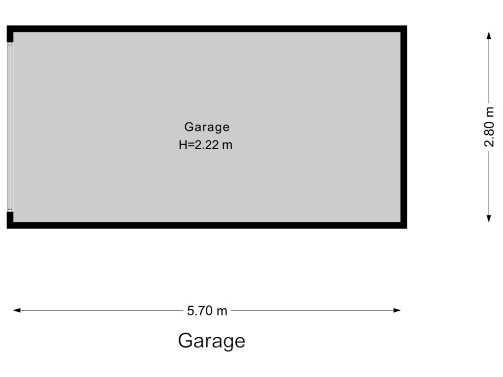 Bekijk plattegrond van Garage van Pascalstraat 8