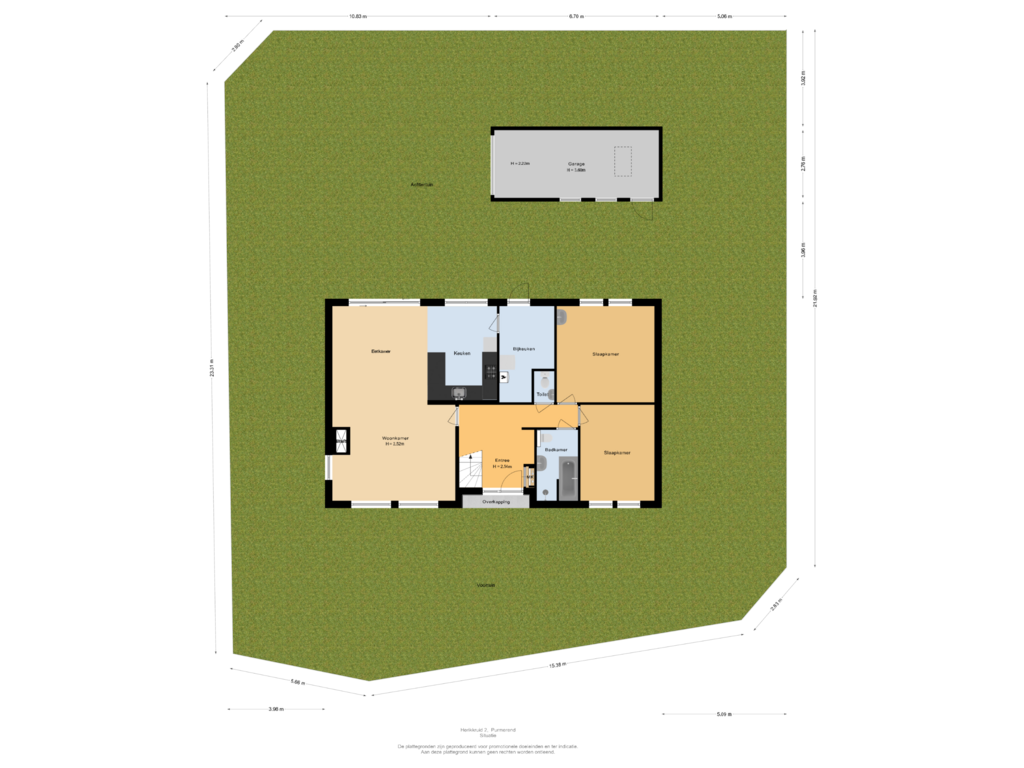 Bekijk plattegrond van Situatie van Herikkruid 2