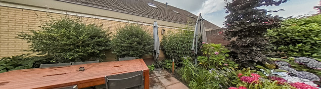 View 360° photo of Achtertuin of Heidelaan 1