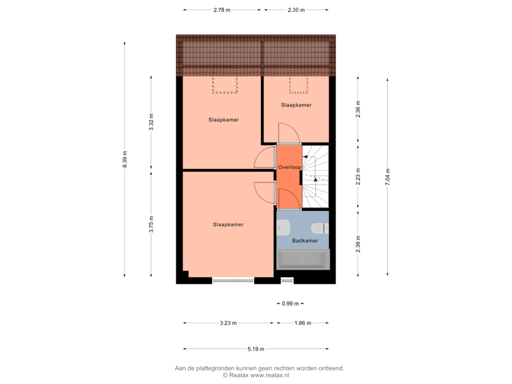 View floorplan of Verdieping 1 of Zeven Bosjes 31