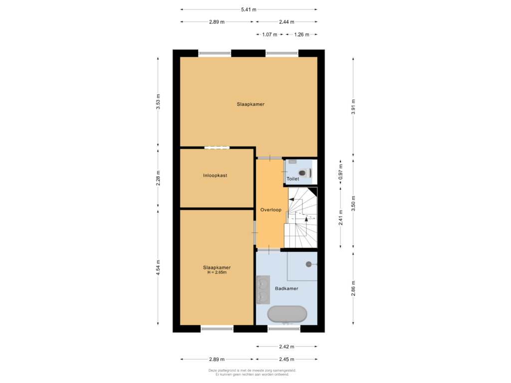 Bekijk plattegrond van Eerste verdieping van Patrijslande 1