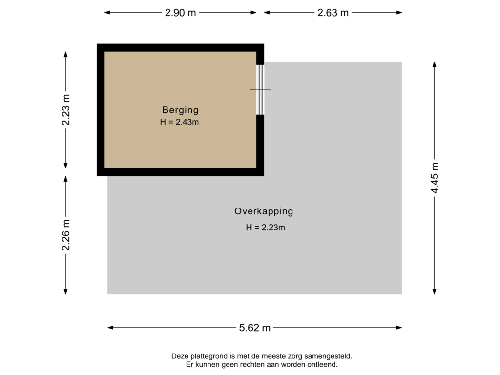 Bekijk plattegrond van Berging van Patrijslande 1