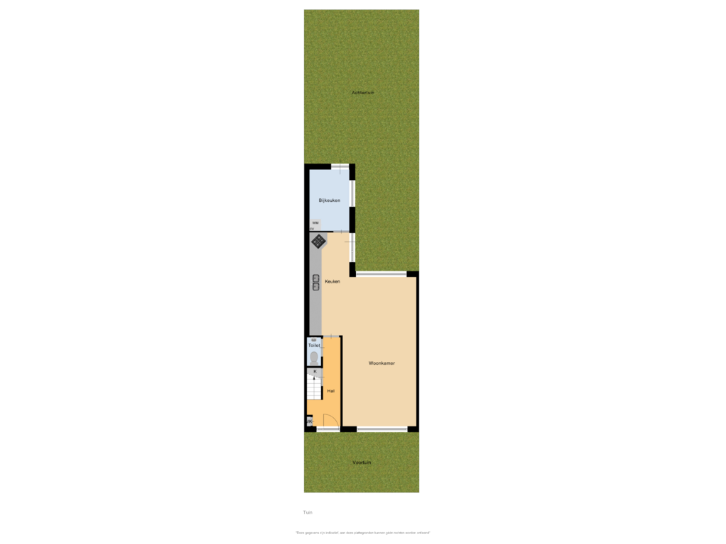 Bekijk plattegrond van Tuin van Tuinstraat 7