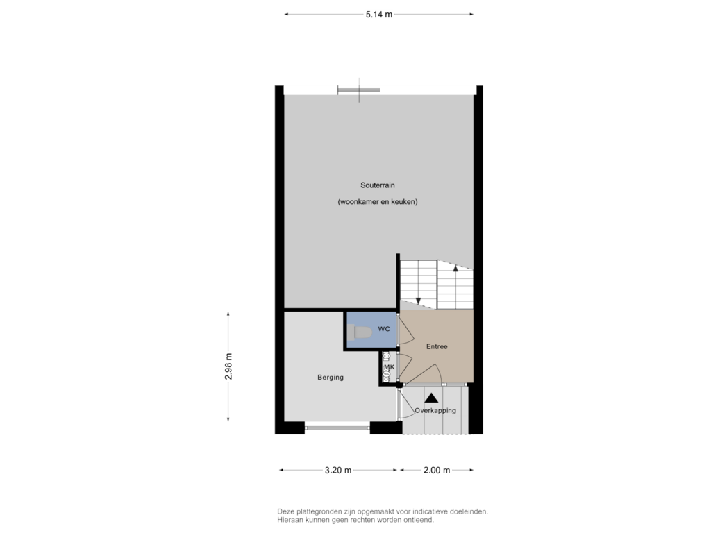 Bekijk plattegrond van NIVEAU PEIL van Baanhoek 34-B