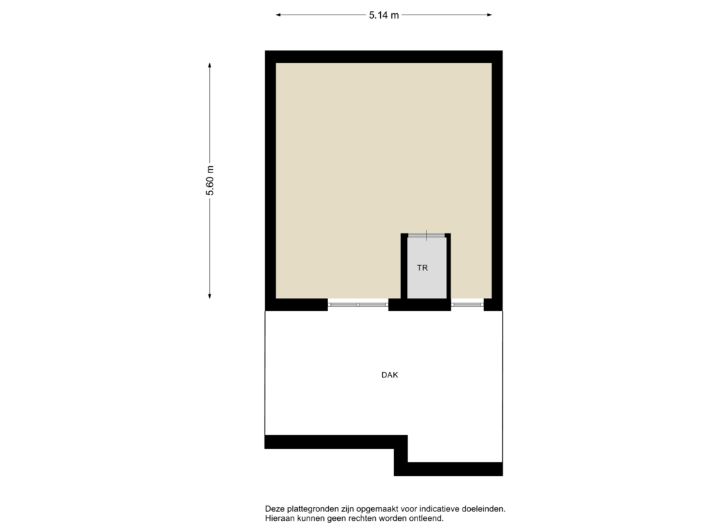 Bekijk plattegrond van DAK van Baanhoek 34-B