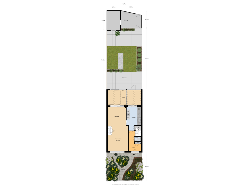 Bekijk plattegrond van Situatie van Lijsterbeslaan 52