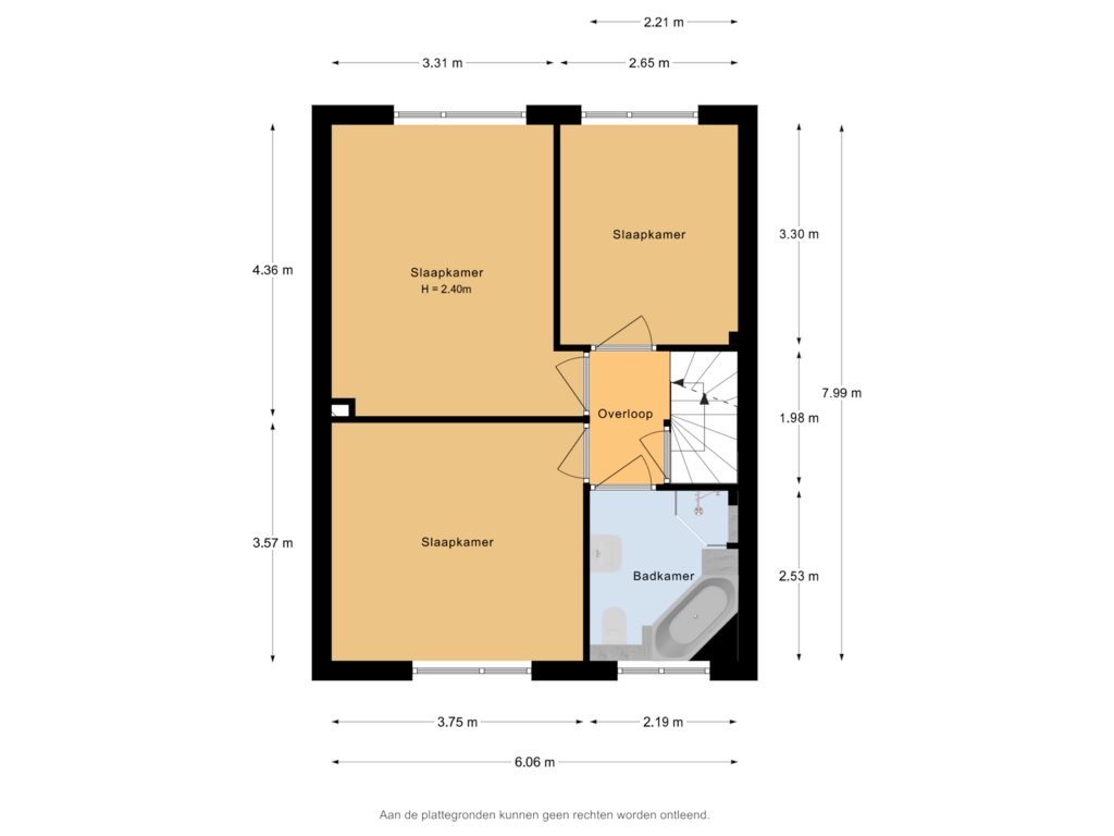 Bekijk plattegrond van 1e Verdieping van Lijsterbeslaan 52