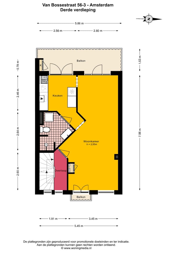 Foto 21 van Van Bossestraat 56-3