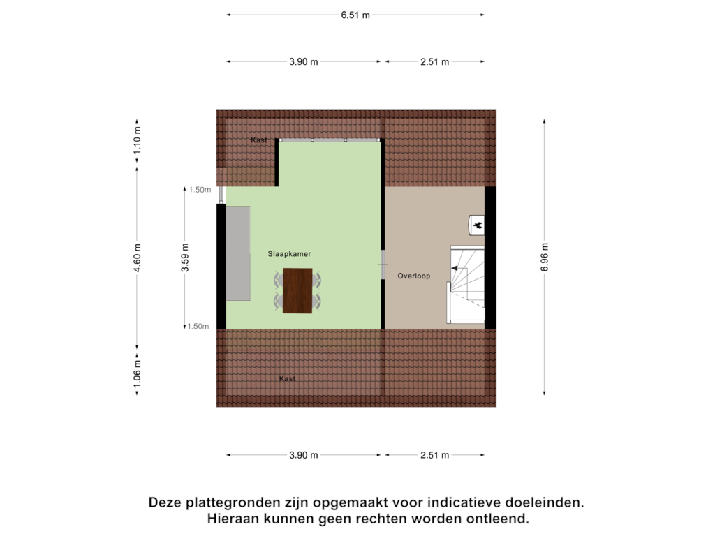 Bekijk plattegrond van Tweede Verdieping van de Tamarisk 3