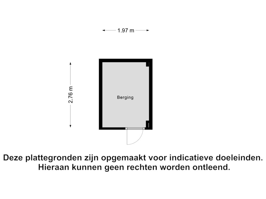 Bekijk plattegrond van Berging van Smaragdhorst 297