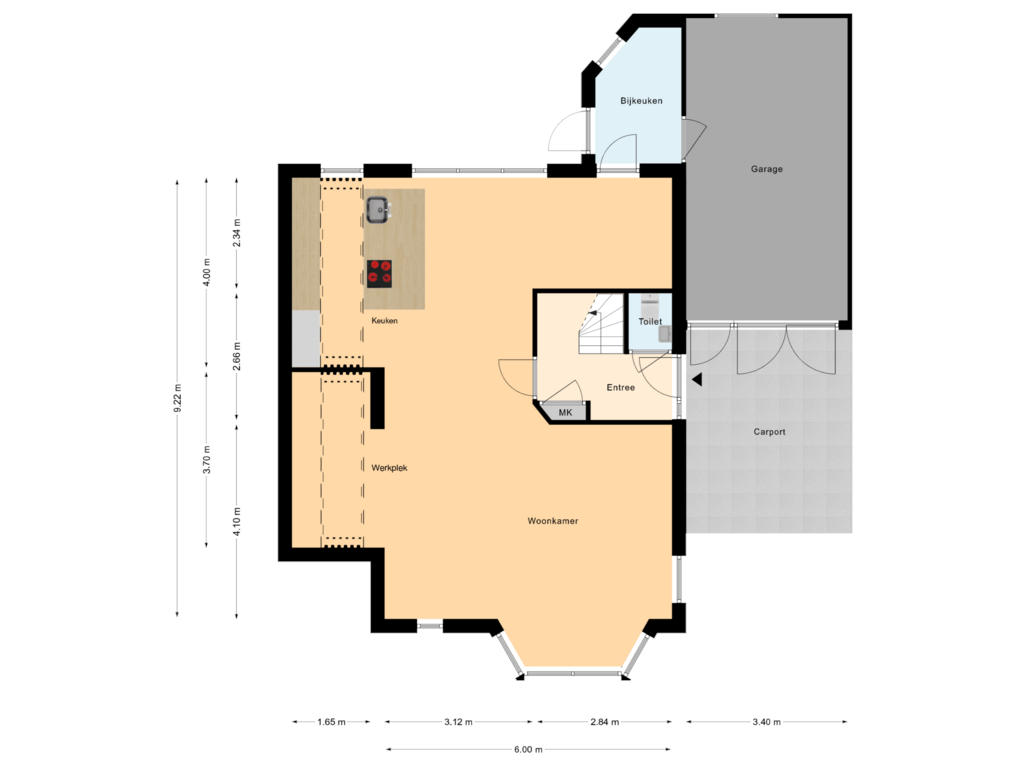 Bekijk plattegrond van Begane Grond van Operalaan 147