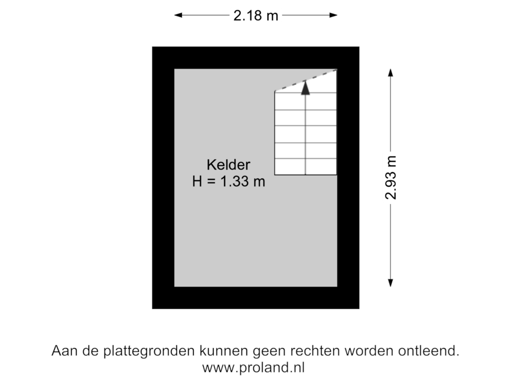 View floorplan of Kelder of Oudeweg 28