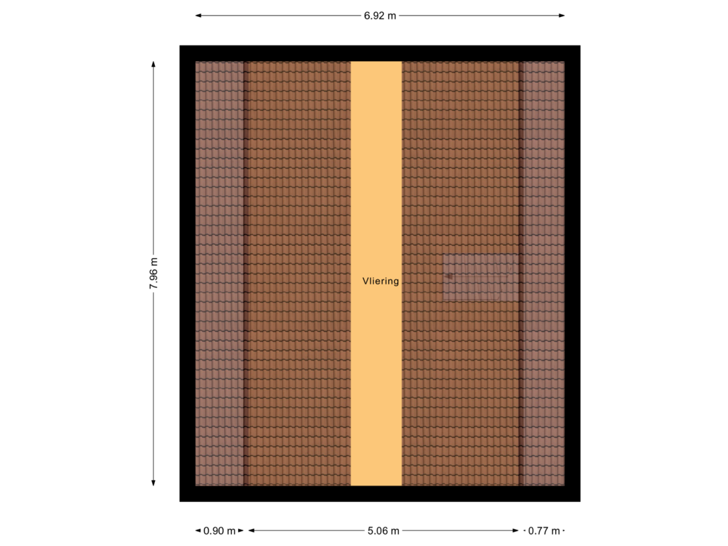 Bekijk plattegrond van Tweede verdieping van Van Roijensweg 15