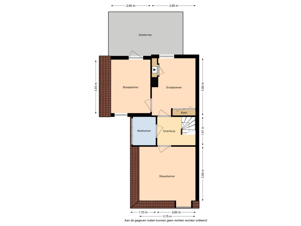 Bekijk plattegrond van 1e verdieping van Becker's Sonsstraat 9