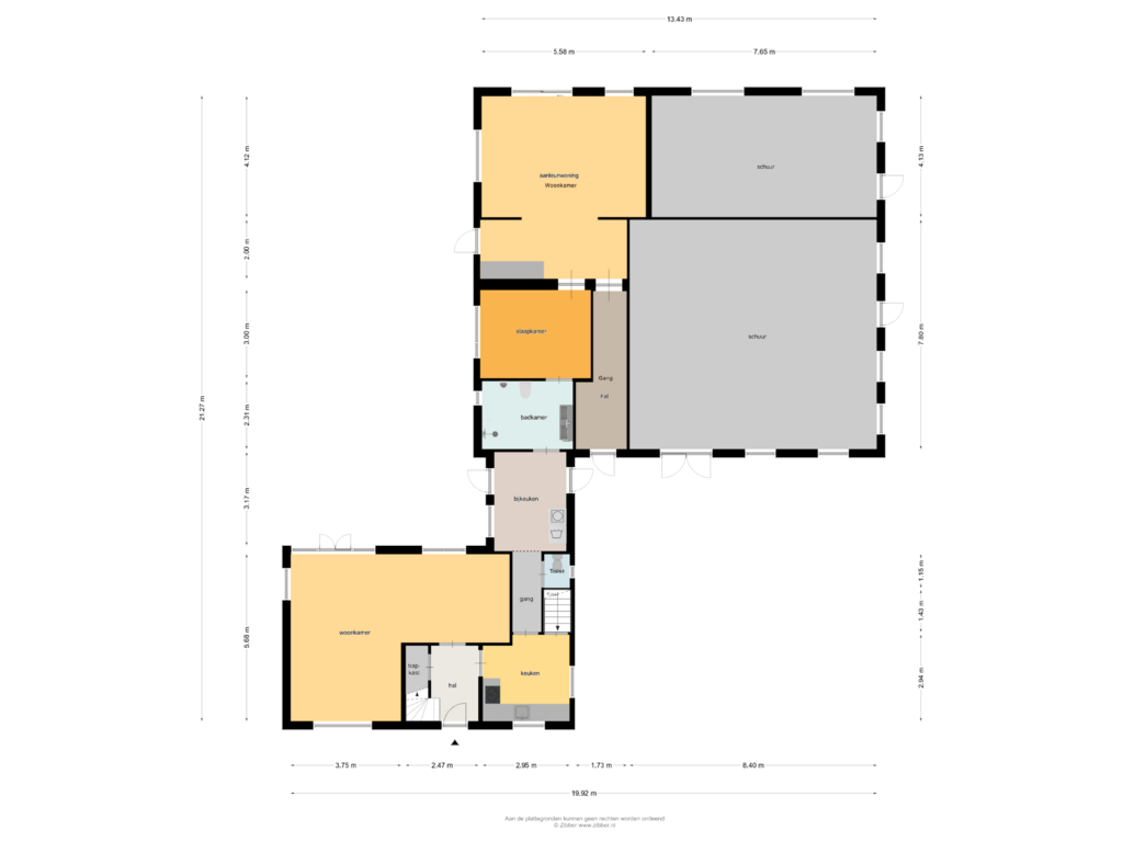 Bekijk plattegrond van Begane Grond van Heiligenweg 23