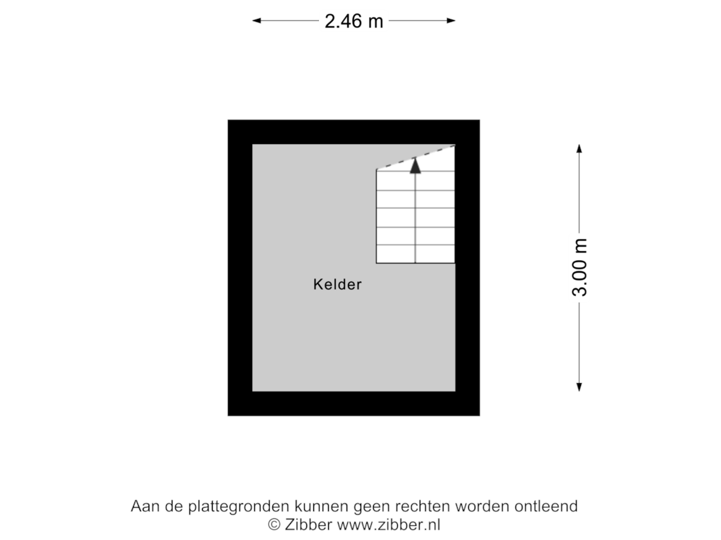 Bekijk plattegrond van Kelder van Heiligenweg 23