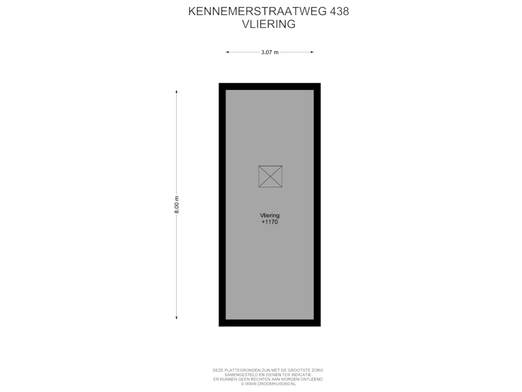 Bekijk plattegrond van Vliering van Kennemerstraatweg 438